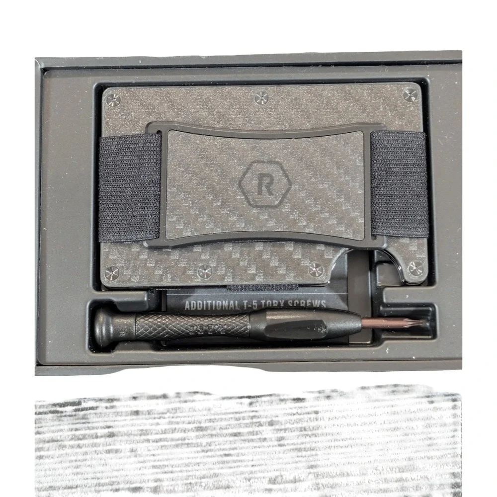 Qq8O The Ridge RFID Blocking Wallet with Cash Strap Carbon Fiber 3k OB